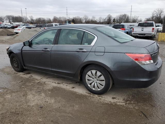 1HGCP26309A129709 - 2009 HONDA ACCORD LX GRAY photo 2