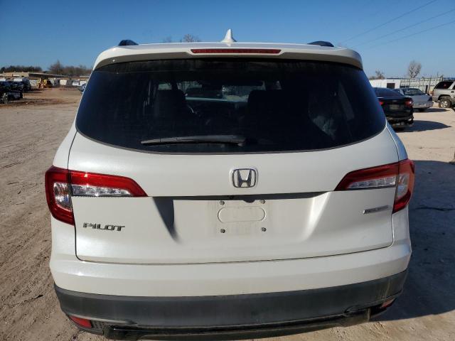 5FNYF5H22NB009411 - 2022 HONDA PILOT SE WHITE photo 6