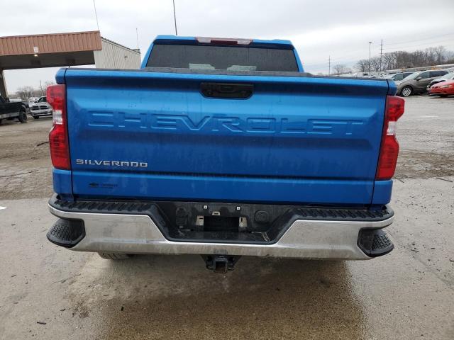 3GCPDAEK4NG551618 - 2022 CHEVROLET SILVERADO K1500 BLUE photo 6