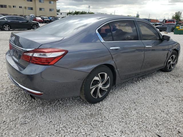 1HGCR2F37HA152395 - 2017 HONDA ACCORD LX GRAY photo 3