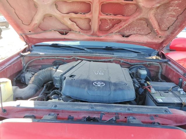 5TEJU62N78Z486449 - 2008 TOYOTA TACOMA DOUBLE CAB PRERUNNER RED photo 11