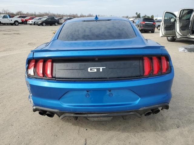1FA6P8CF1M5157135 - 2021 FORD MUSTANG GT BLUE photo 6