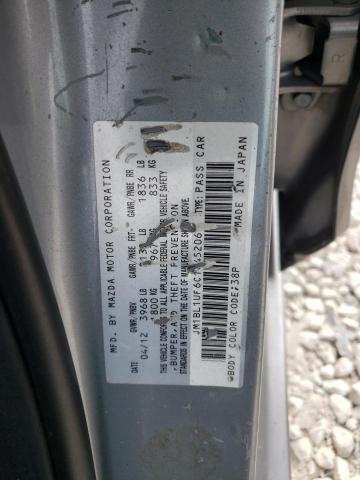 JM1BL1UF6C1645206 - 2012 MAZDA 3 I SILVER photo 13