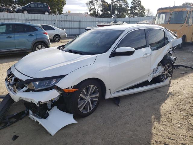 SHHFK7H35LU406694 - 2020 HONDA CIVIC LX WHITE photo 1