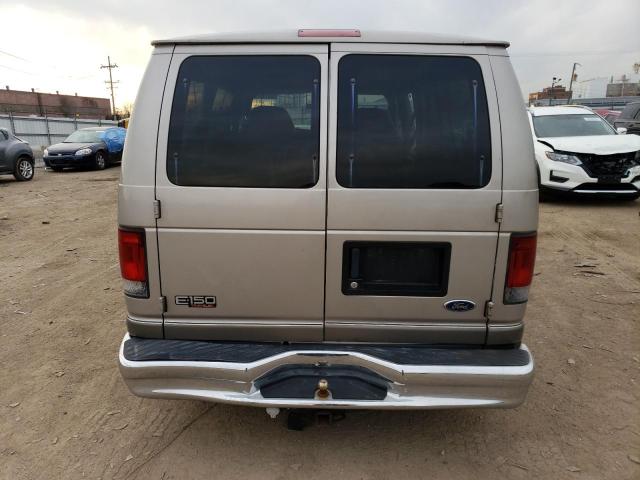 1FMRE11L32HA06141 - 2002 FORD ECONOLINE E150 WAGON BEIGE photo 6