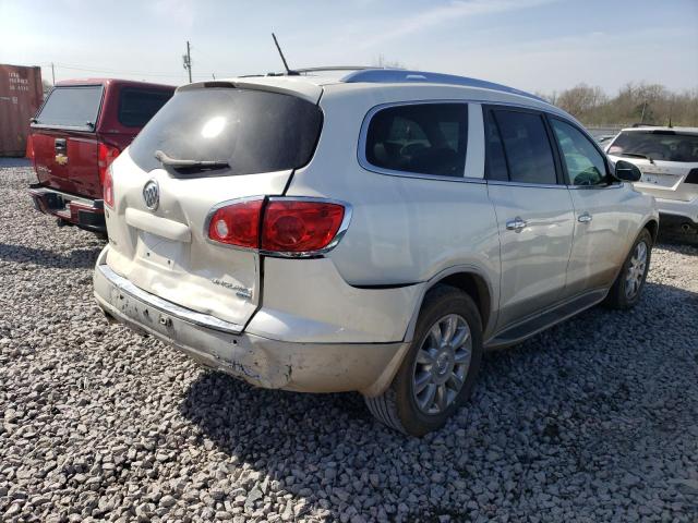 5GAKRCED8BJ390355 - 2011 BUICK ENCLAVE CXL WHITE photo 3