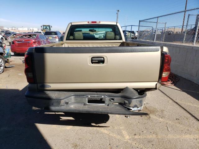 1GCEC14X37Z145551 - 2007 CHEVROLET SILVERADO C1500 CLASSIC GOLD photo 6