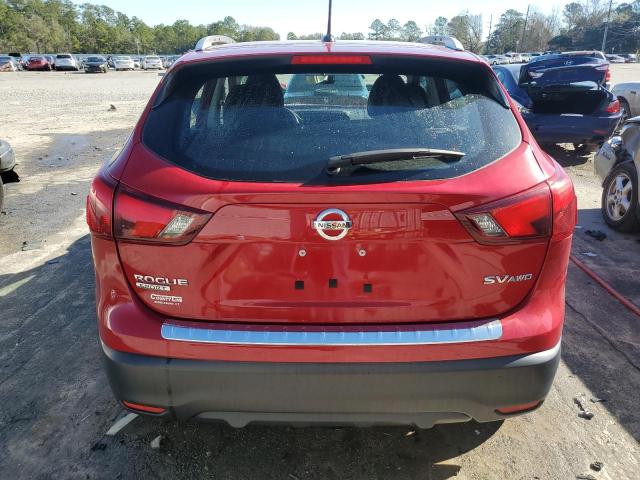 JN1BJ1CR1JW205236 - 2018 NISSAN ROGUE SPOR S RED photo 6