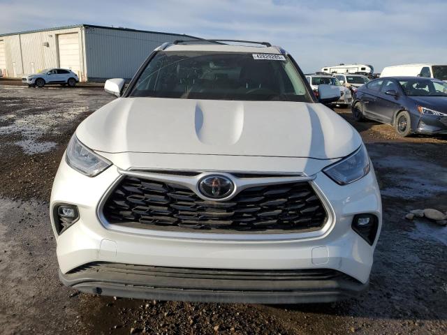 5TDGZRBH9LS000687 - 2020 TOYOTA HIGHLANDER XLE WHITE photo 5