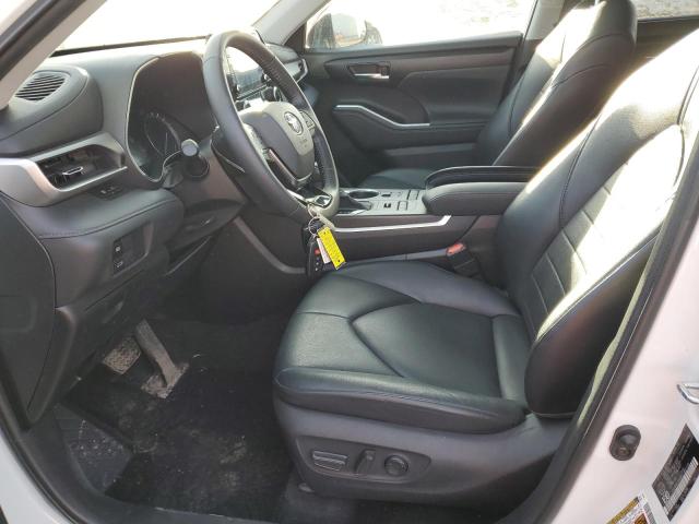 5TDGZRBH9LS000687 - 2020 TOYOTA HIGHLANDER XLE WHITE photo 7