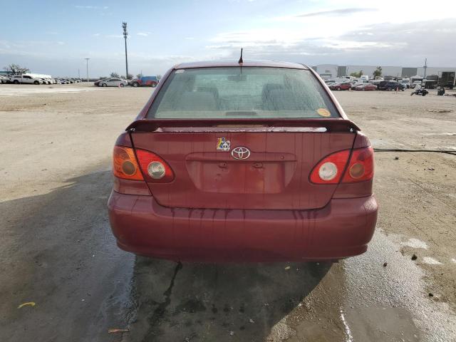 1NXBR32E15Z387064 - 2005 TOYOTA COROLLA CE BURGUNDY photo 6