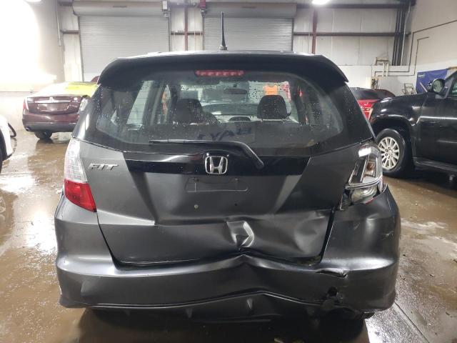 JHMGE8H52BS009707 - 2011 HONDA FIT SPORT GRAY photo 6