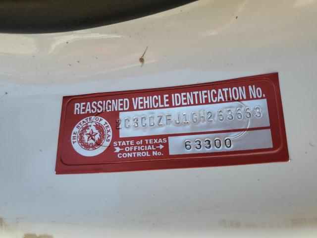 2C3CDZFJ1GH263663 - 2016 DODGE CHALLENGER R/T SCAT PACK WHITE photo 12