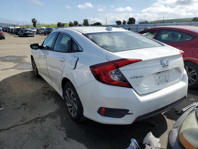 2HGFC2F71JH542143 - 2018 HONDA CIVIC EX WHITE photo 2