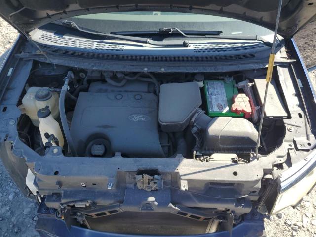 2FMDK4JC8BBB09735 - 2011 FORD EDGE SEL ლურჯი ფოტო 12