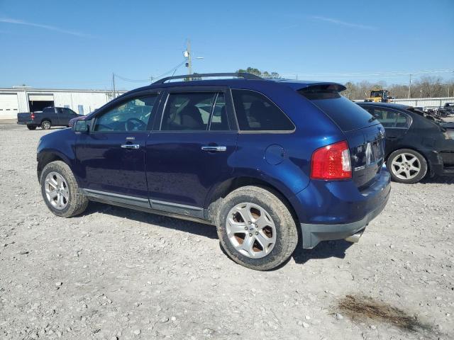 2FMDK4JC8BBB09735 - 2011 FORD EDGE SEL ლურჯი ფოტო 2