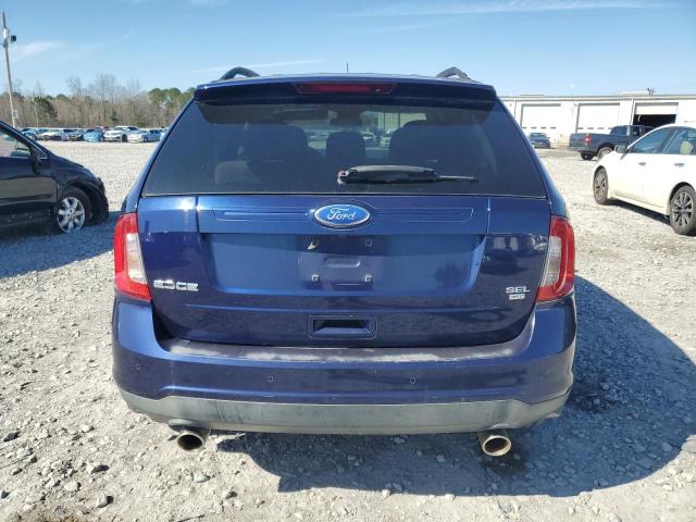 2FMDK4JC8BBB09735 - 2011 FORD EDGE SEL ლურჯი ფოტო 6