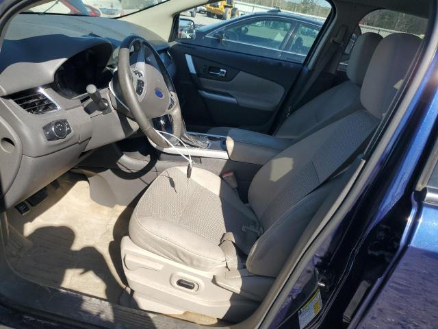 2FMDK4JC8BBB09735 - 2011 FORD EDGE SEL ლურჯი ფოტო 7