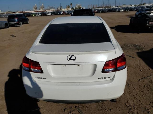 JTHBH96SX65043754 - 2006 LEXUS GS 300 WHITE photo 6