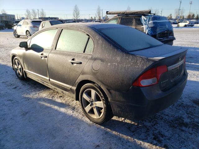 2HGFA16649H106664 - 2009 HONDA CIVIC LX-S GRAY photo 2