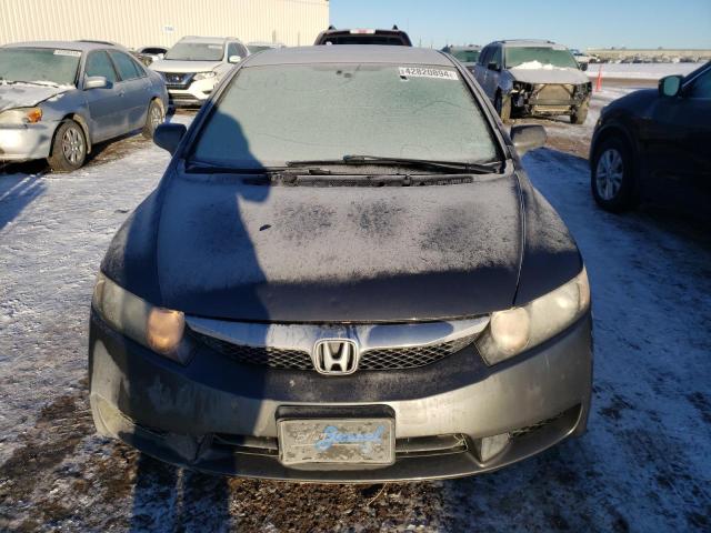 2HGFA16649H106664 - 2009 HONDA CIVIC LX-S GRAY photo 5