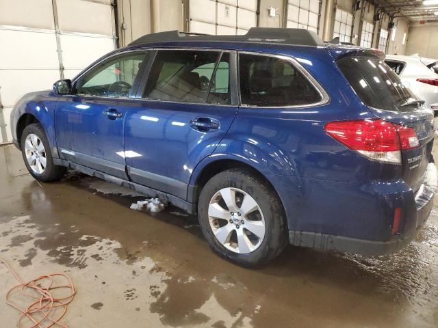 4S4BRCKC6B3430300 - 2011 SUBARU OUTBACK 2.5I LIMITED BLUE photo 2