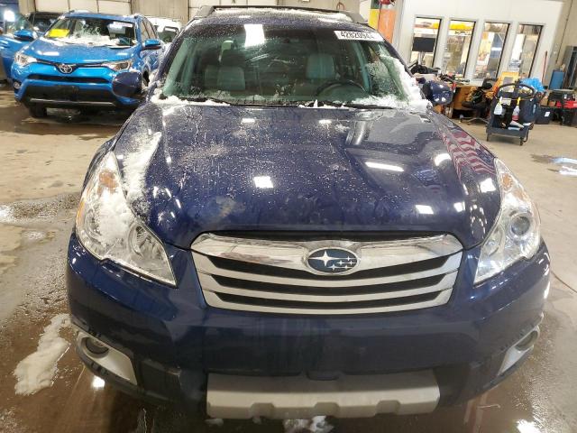 4S4BRCKC6B3430300 - 2011 SUBARU OUTBACK 2.5I LIMITED BLUE photo 5