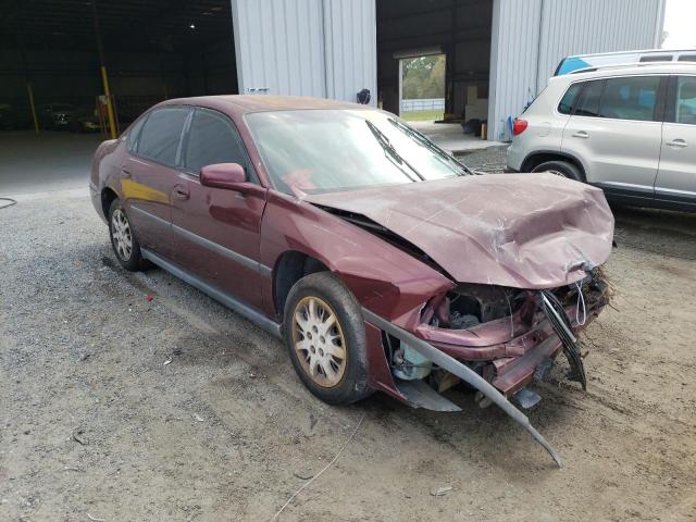 2G1WF52E129228699 - 2002 CHEVROLET IMPALA BURGUNDY photo 4