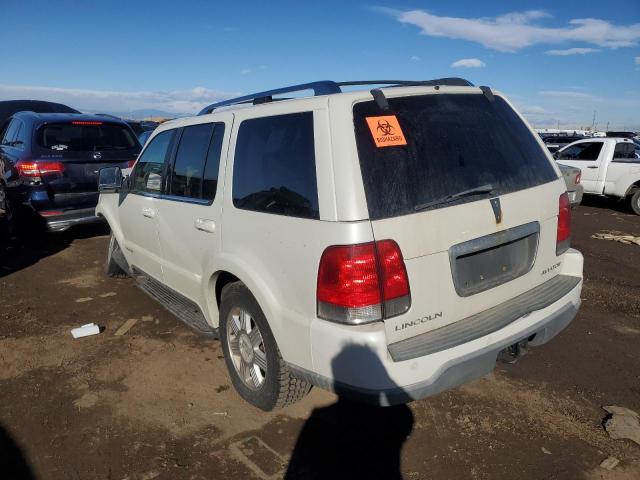 5LMEU78H63ZJ46439 - 2003 LINCOLN AVIATOR WHITE photo 2