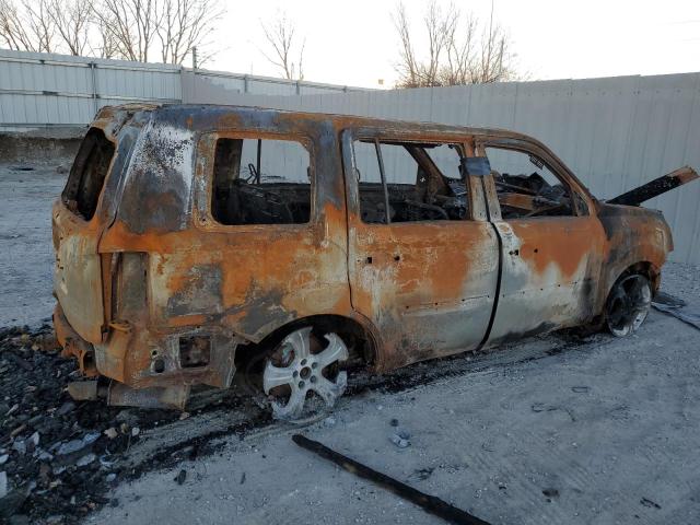 5FNYF4H59EB008082 - 2014 HONDA PILOT EXL Yanık fotoğraf 3