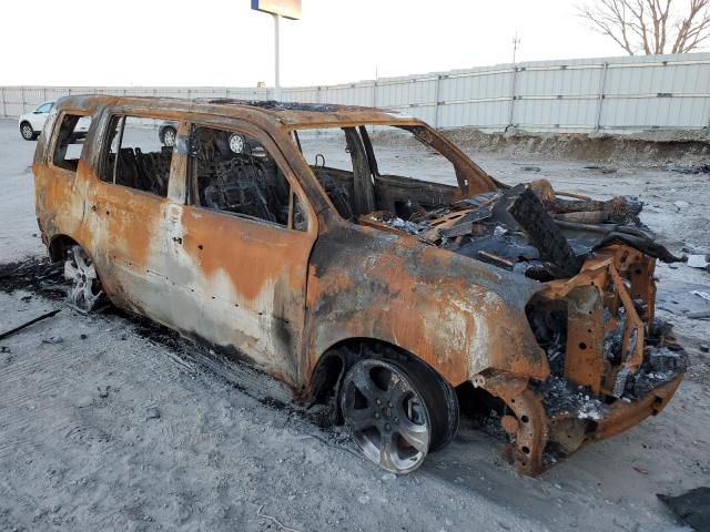 5FNYF4H59EB008082 - 2014 HONDA PILOT EXL Yanık fotoğraf 4