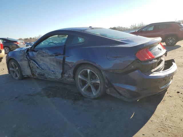 1FA6P8TH4K5133393 - 2019 FORD MUSTANG BLUE photo 2