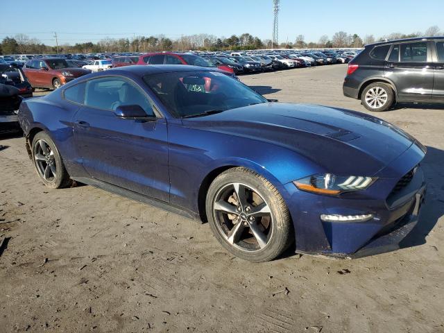 1FA6P8TH4K5133393 - 2019 FORD MUSTANG BLUE photo 4