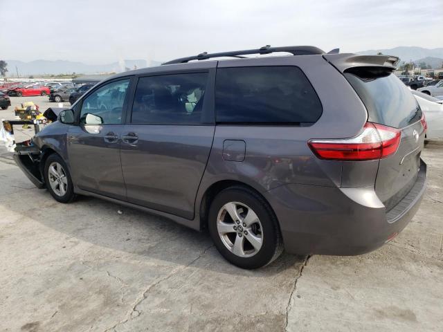 5TDKZ3DC2KS020934 - 2019 TOYOTA SIENNA LE GRAY photo 2