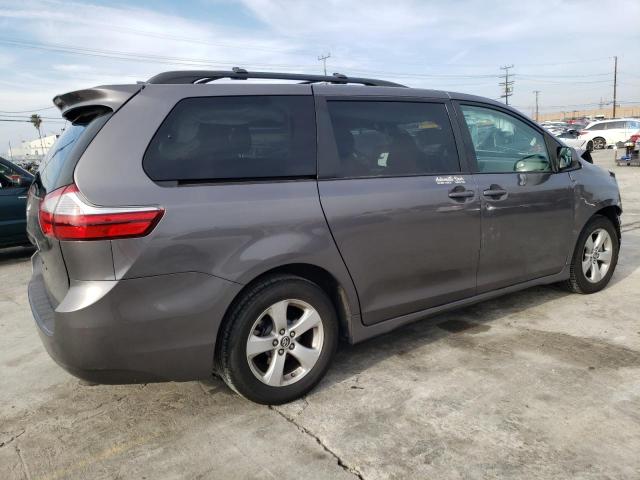 5TDKZ3DC2KS020934 - 2019 TOYOTA SIENNA LE GRAY photo 3