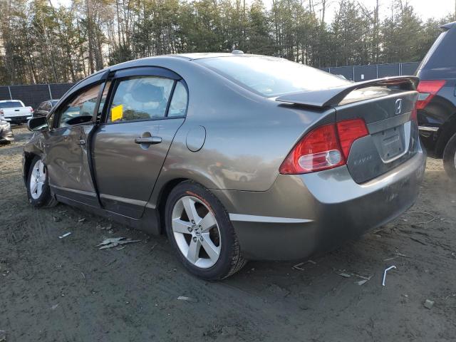 2HGFA16948H314441 - 2008 HONDA CIVIC EXL GRAY photo 2