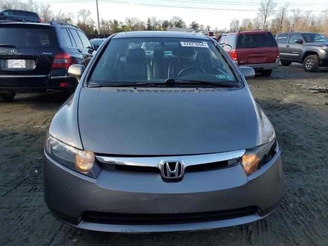 2HGFA16948H314441 - 2008 HONDA CIVIC EXL GRAY photo 5