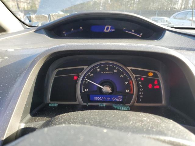 2HGFA16948H314441 - 2008 HONDA CIVIC EXL ნაცრისფერი ფოტო 9