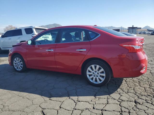 3N1AB7AP5HY311009 - 2017 NISSAN SENTRA S RED photo 2