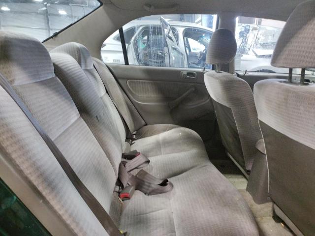 2HGEJ6613YH551067 - 2000 HONDA CIVIC BASE GREEN photo 10