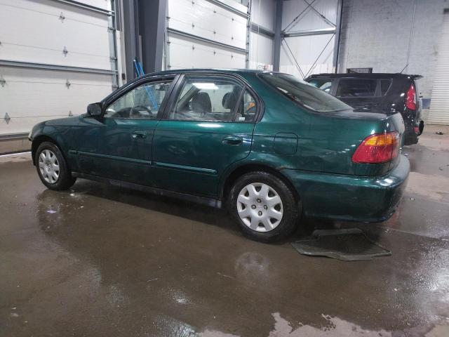 2HGEJ6613YH551067 - 2000 HONDA CIVIC BASE GREEN photo 2