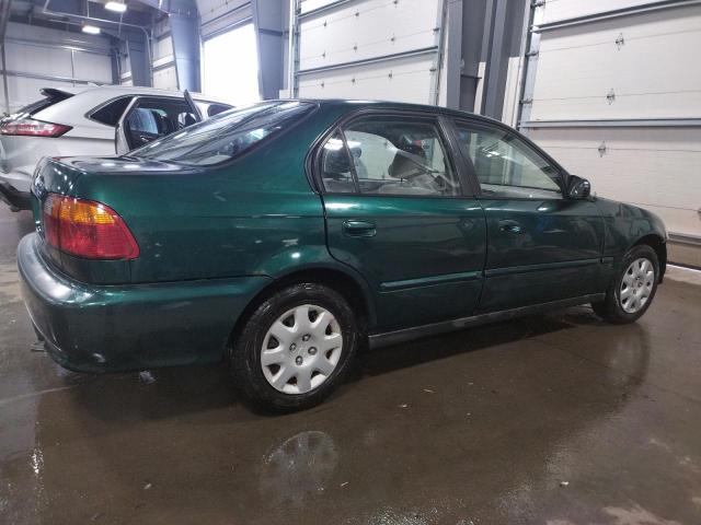 2HGEJ6613YH551067 - 2000 HONDA CIVIC BASE GREEN photo 3