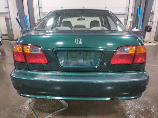 2HGEJ6613YH551067 - 2000 HONDA CIVIC BASE GREEN photo 6