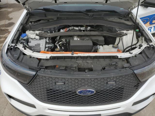 1FM5K8AW3MNA11290 - 2021 FORD EXPLORER POLICE INTERCEPTOR თეთრი ფოტო 12