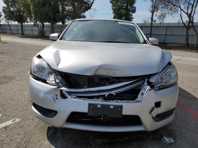 3N1AB7AP3EY227380 - 2014 NISSAN SENTRA S SILVER photo 5