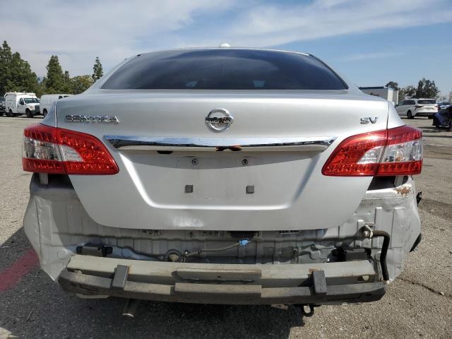 3N1AB7AP3EY227380 - 2014 NISSAN SENTRA S SILVER photo 6