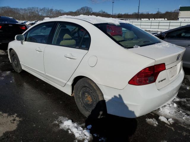 2HGFA16968H332083 - 2008 HONDA CIVIC EXL WHITE photo 2