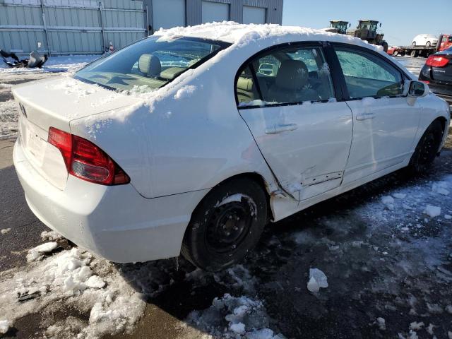 2HGFA16968H332083 - 2008 HONDA CIVIC EXL WHITE photo 3