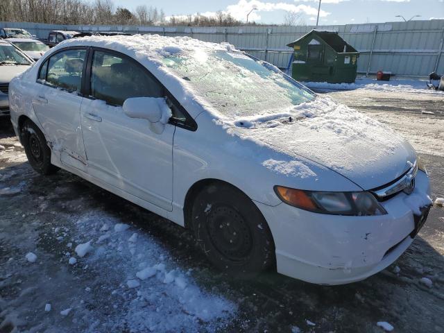 2HGFA16968H332083 - 2008 HONDA CIVIC EXL WHITE photo 4