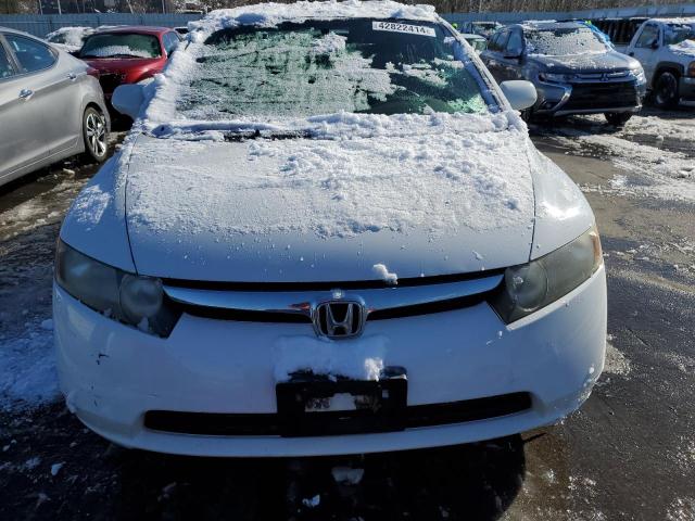 2HGFA16968H332083 - 2008 HONDA CIVIC EXL WHITE photo 5